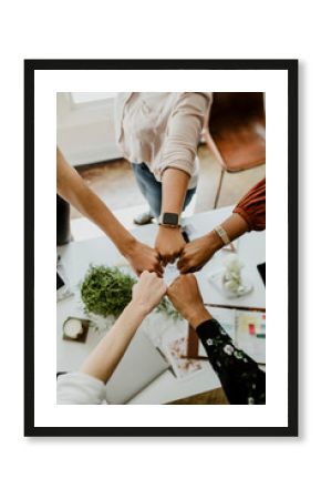 Coworkers teamwork
