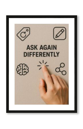 Ask again and ignite curiosity inspiration and creativity to unlock motivation and innovative thought