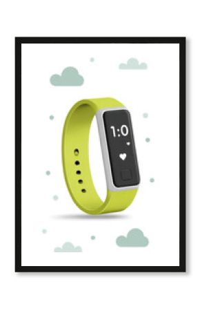 Minimalist smartwatch design for kids' active lifestyle and fitness motivation