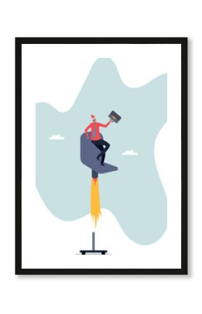 Boost your career development, job promoted to higher position or start new opportunity and motivation to succeed .about a man and his life.