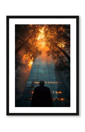 Navigating corporate challenges  a businessman s battle with overthinking and its impact on success