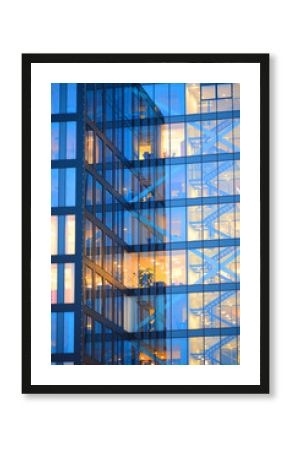 Office building by night