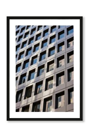 Low angle close-up view of office building