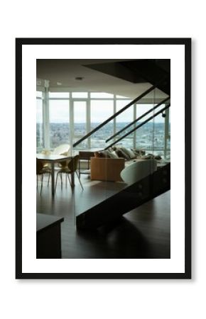 Interior of modern empty office