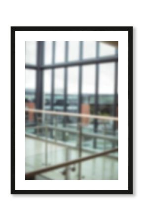 Defocused image of empty corridor
