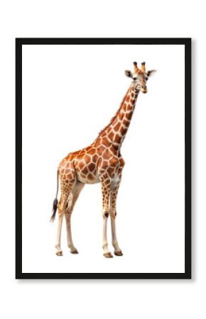 giraffe photo png, transparent background