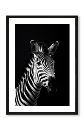 A zebra wildlife animal mammal.