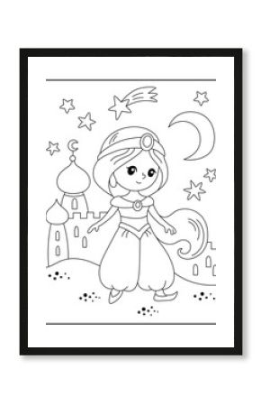 Princess coloring pages for kids