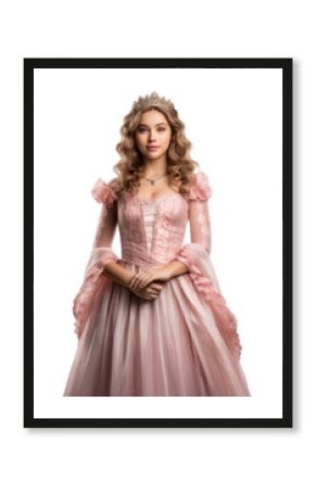 PNG  Princess fashion wedding dress.