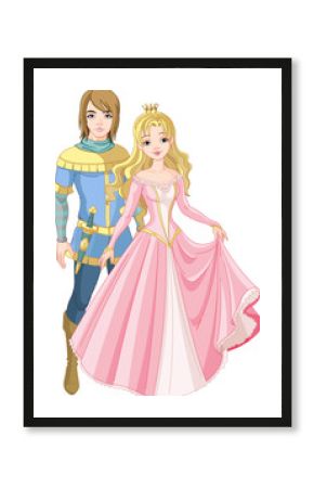 Beautiful prince and princess