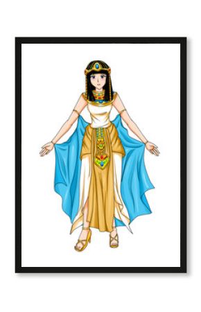 Illustration of an Egyptian princess