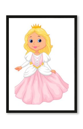 Cute princess cartoon