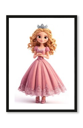 little princess with a crown