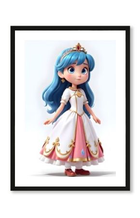 little princess with a crown
