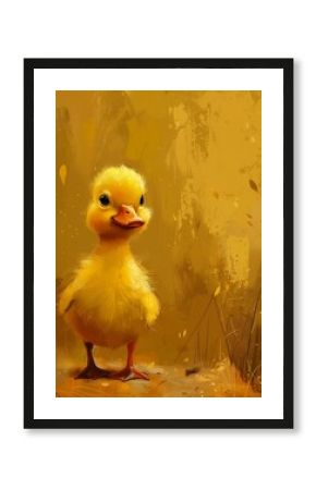 duck standing grass trends wallpapers yellow princess cute childlike easter kind appearance