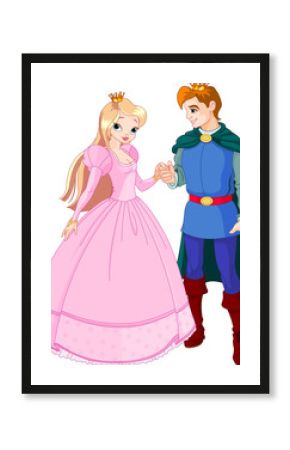 Beautiful prince and princess