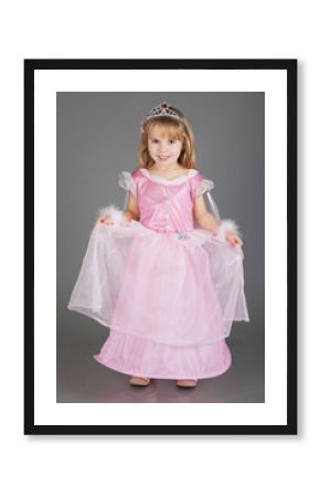 Beautiful princess in Cinderella dress