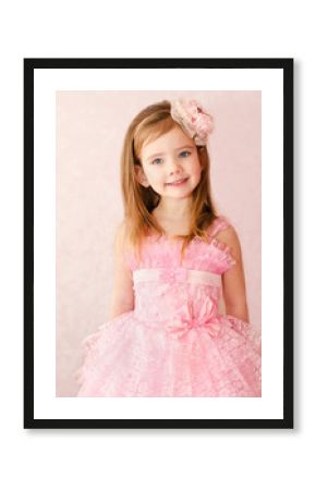 Portrait of cute smiling little girl