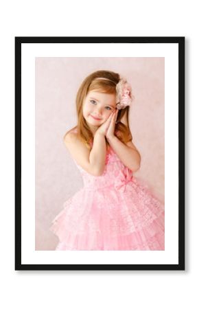 Portrait of cute smiling little girl