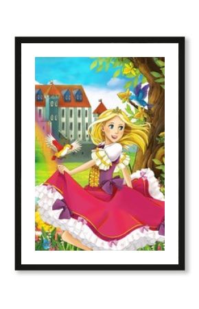 The princess - Beautiful Manga Girl - illustration