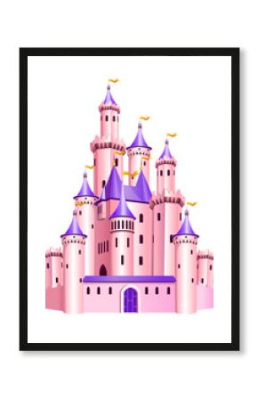 Pink princess castle.