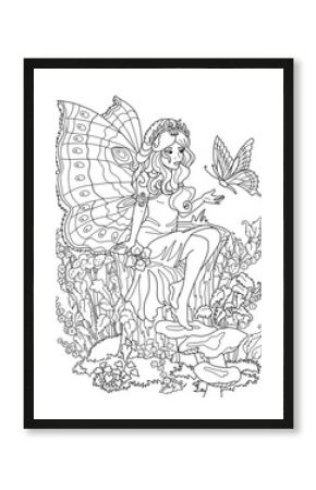 Coloring page The Fairy