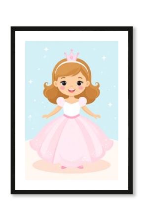 Cute princess illustration