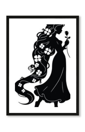 Rapunzel Svg Cutting Files For Cricut Silhouette