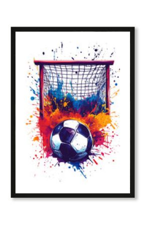 Dramatic soccer ball