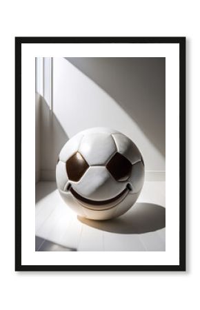 soccer ball on the floor