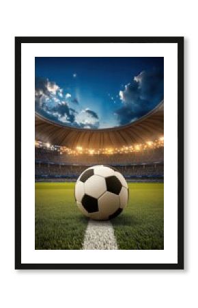 Soccer match action stadium sports photography dynamic environment ground view competitive spirit