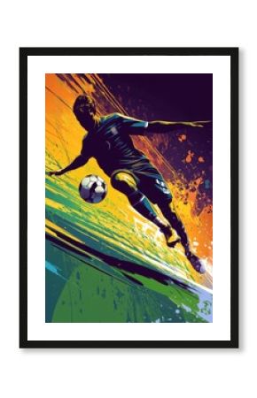 Exciting Soccer Match Vector Design