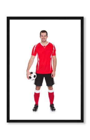 Portrait of professional soccer player