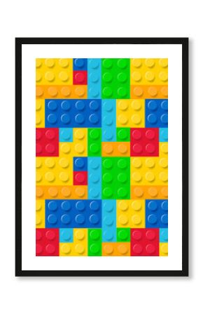 Lego pattern vector