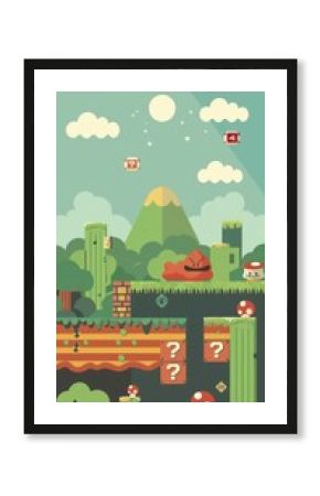 Retro Gaming Landscape.