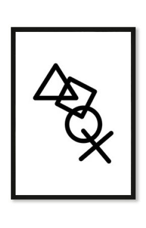 cool X viereck dreieck symbole controller game kreis logo true gamer wahrer pixel 8 bit retro zocken spielen computer spaß konsole freak pad spiel clipart