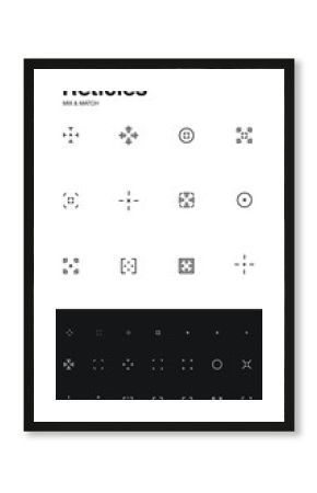 Reticles and Crosshairs - Mix and Match