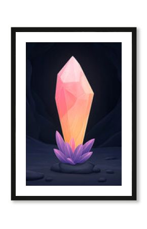 Glowing Crystal Cave.