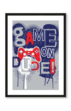 video game t shirt print illustrations vector art