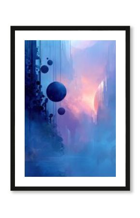 Game background: Surreal Glowing Planet