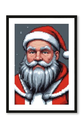 Pixel Santa