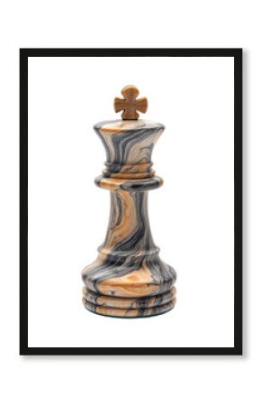 Isolated Decorative King Chess Piece