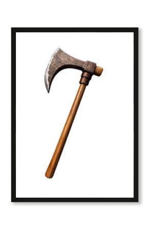 Isolated Medieval Battle Axe