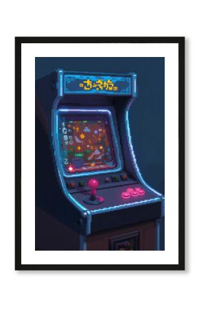 Pixelated Arcade Machine