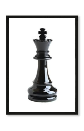 Isolated Black Chess King