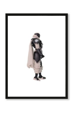 toy star warrior isolated on white background