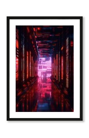 Video game background, generative ai