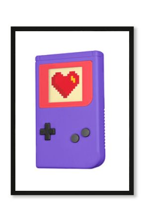 Video game png 3D, transparent background