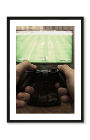 Joystick for video game consoles in the hands