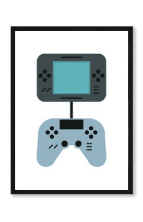 video game portable with control